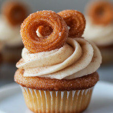 Churro Mini Cupcakes