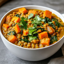 One-Pot Lentil and Sweet Potato Curry