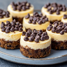 Mini Chocolate Chip Cheesecakes