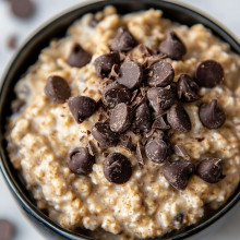 Chocolate Chip Cookie Overnight Oats
