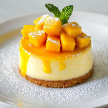 Mango Delight Mini Cheesecake