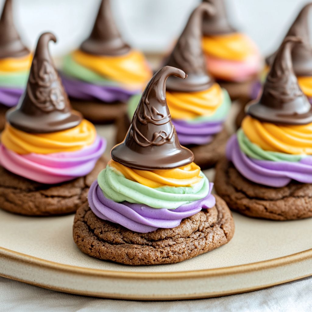 No-Bake Witch Hat Cookies