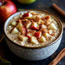 Apple Cider Cinnamon Overnight Oats