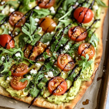 Avocado Toast Flatbread Pizza