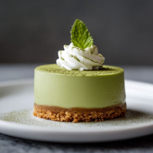 Matcha Green Tea Mini Cheesecake
