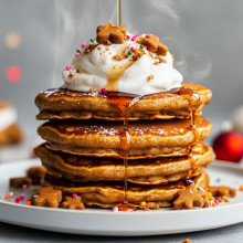 Gingerbread Christmas Pancakes
