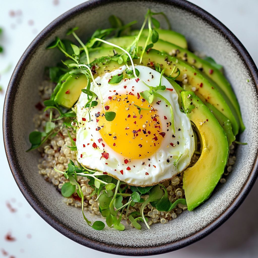  Avocado & Egg Breakfast Bowl 