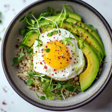  Avocado & Egg Breakfast Bowl 