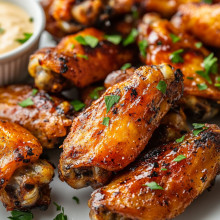  Crispy Oven-Baked Chicken Wings 