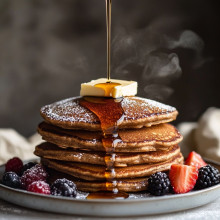 Vegan Gingerbread Pancakes