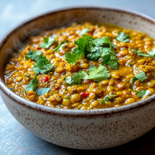 One-Pot Coconut Curry Lentils