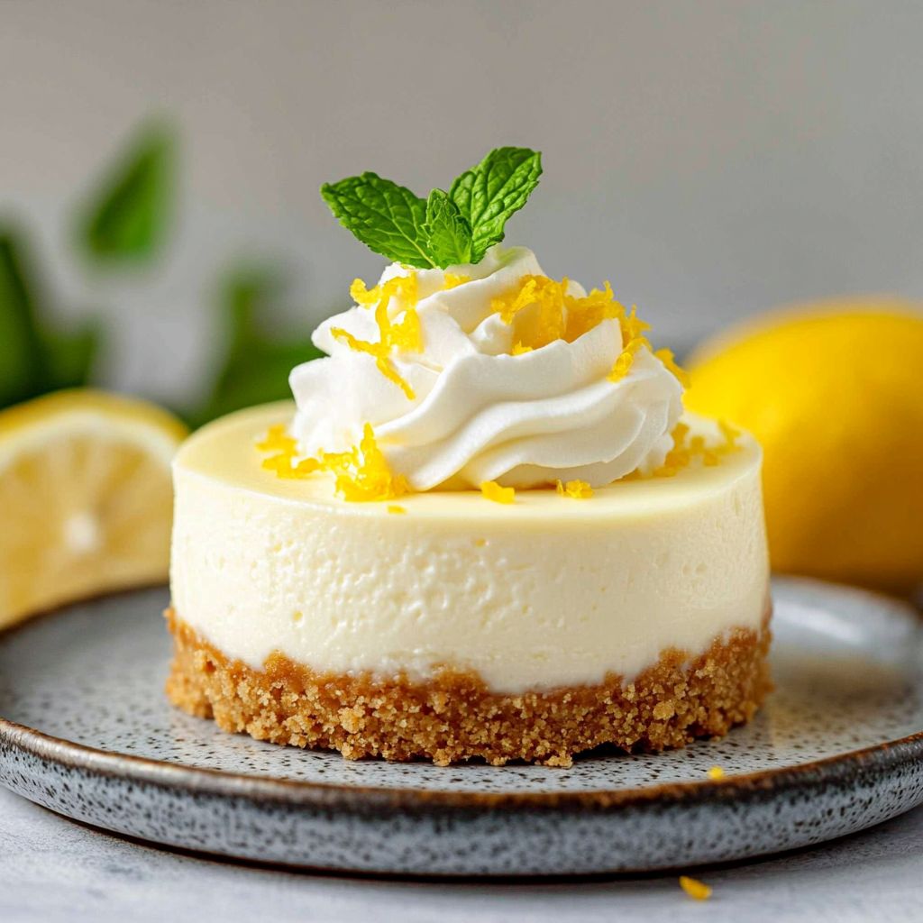 Lemon Zest Mini Cheesecake