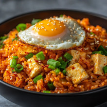 Easy Korean Kimchi Fried Rice