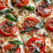 Margherita Flatbread Pizza