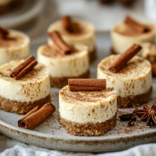 Vanilla Chai Mini Cheesecake