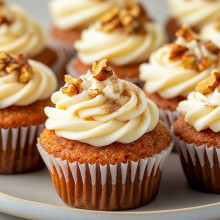 Carrot Cake Mini Cupcakes