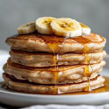 Fluffy Banana Pancakes