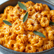 Spooky Halloween Pumpkin Pasta