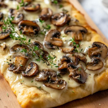 Creamy Mushroom Flatbread