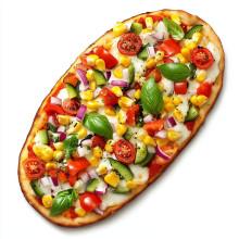 Fresh Garden Veggie Flatbread