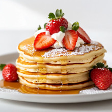 Strawberry Shortcake Pancakes