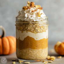 Pumpkin Pie Protein Overnight Oats