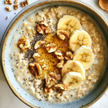 Honey Nut Overnight Oats