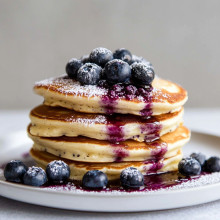 Blueberry Cheesecake Pancakes