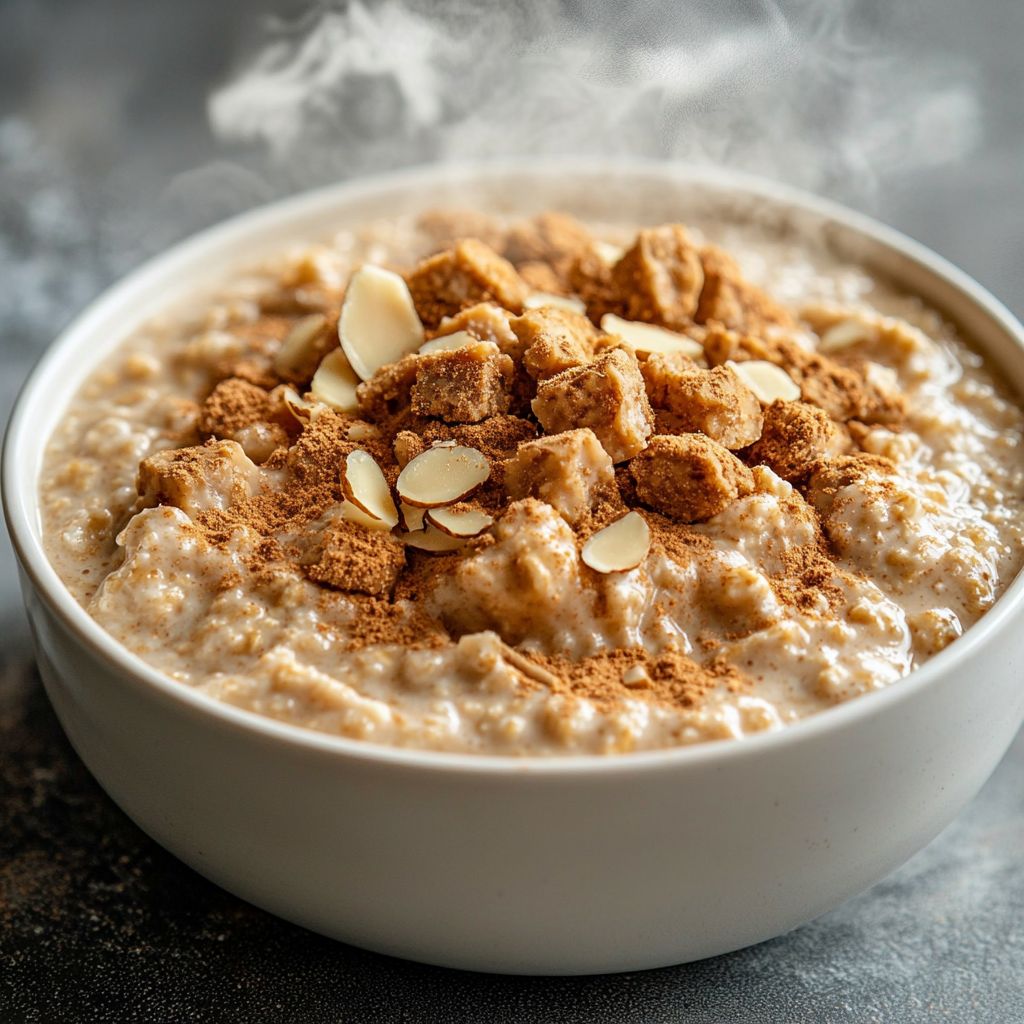 Almond Butter Gingerbread Overnight Oats
