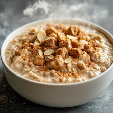Almond Butter Gingerbread Overnight Oats