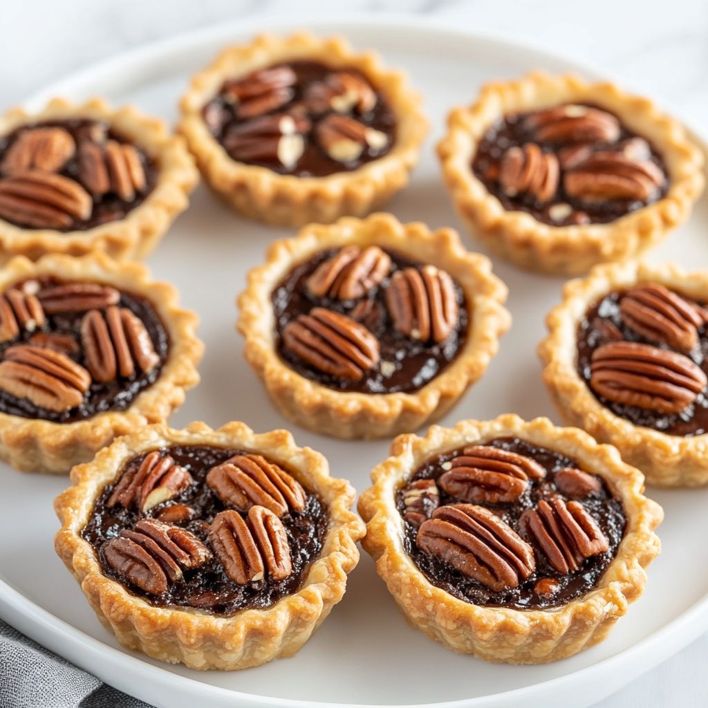 Mini Chocolate Pecan Pies