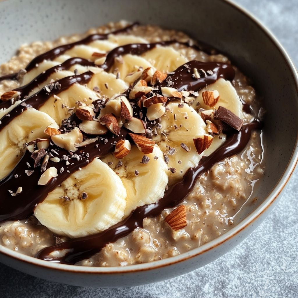 Chocolate Covered Banana Overnight Oats