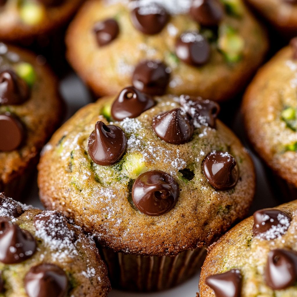 Zucchini Chocolate Chip Muffins