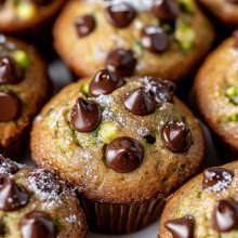Zucchini Chocolate Chip Muffins