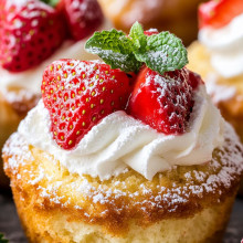 Strawberry Shortcake Muffins