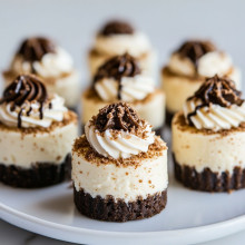 Cookies and Cream Mini Cheesecake