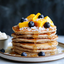  Coconut Chia Pancakes 