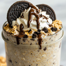 Cookies & Cream Overnight Oats