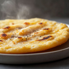 2-Ingredient Cornmeal Flatbread