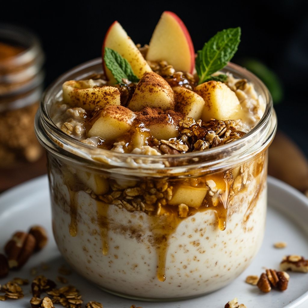 Apple Cinnamon Crunch Overnight Oats
