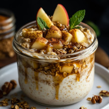 Apple Cinnamon Crunch Overnight Oats