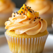  Mango Passionfruit Cupcakes 