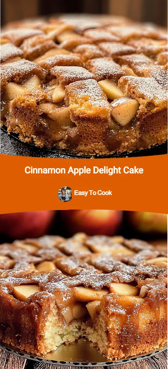 Cinnamon Apple Delight Cake