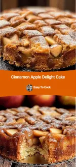 Cinnamon Apple Delight Cake