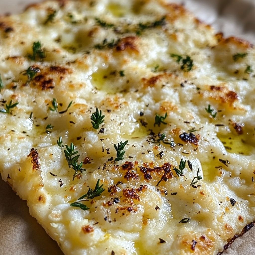 Gluten-Free Cauliflower Flatbread