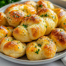 Low-Carb Cottage Cheese Garlic Knots