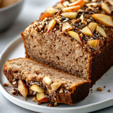 High-Protein Apple Cinnamon Bread