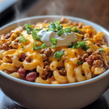 One-Pot Chili Mac and Cheese
