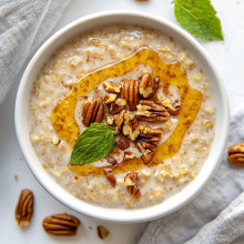 Maple Pecan Pie Overnight Oats