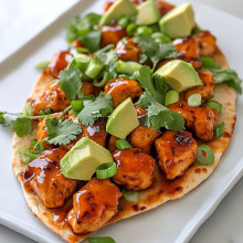  Honey Sriracha Chicken Flatbread